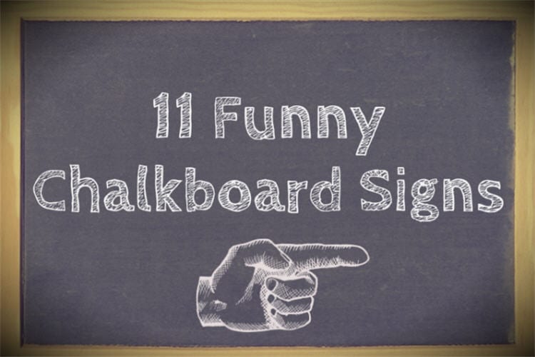 11 Funny Chalkboard Signs  Best Signs in Front of Bars