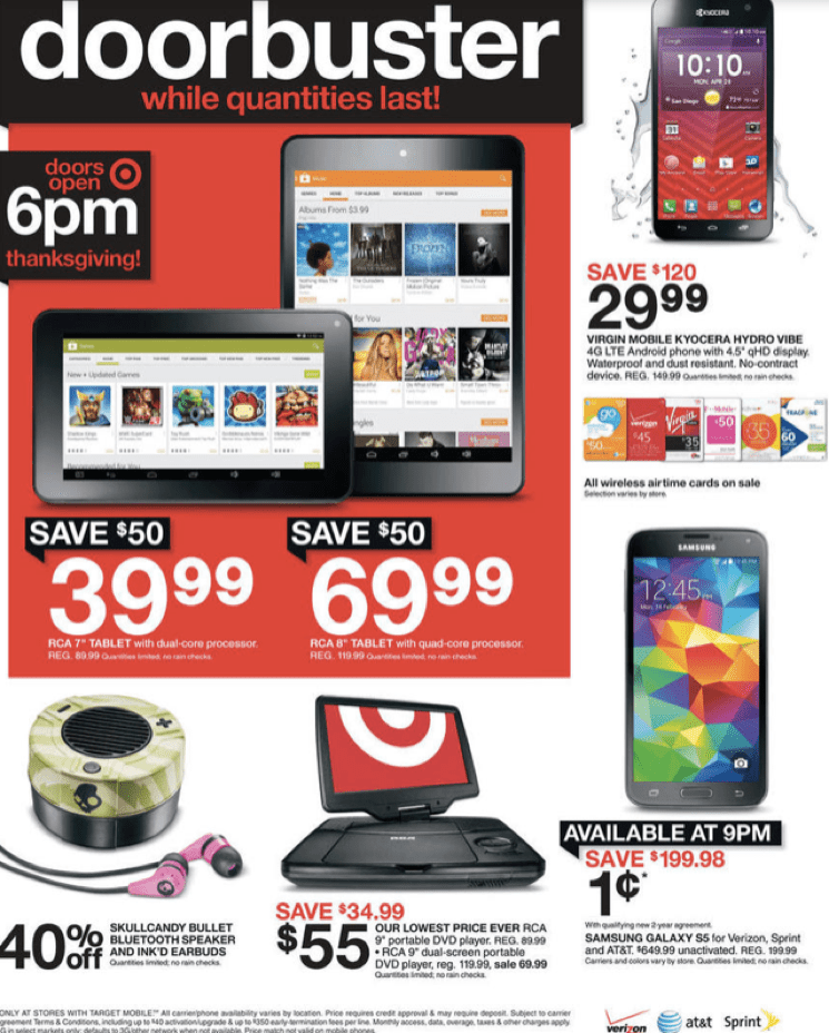 Leaked Target Black Friday Doorbusters Ad & Flyer