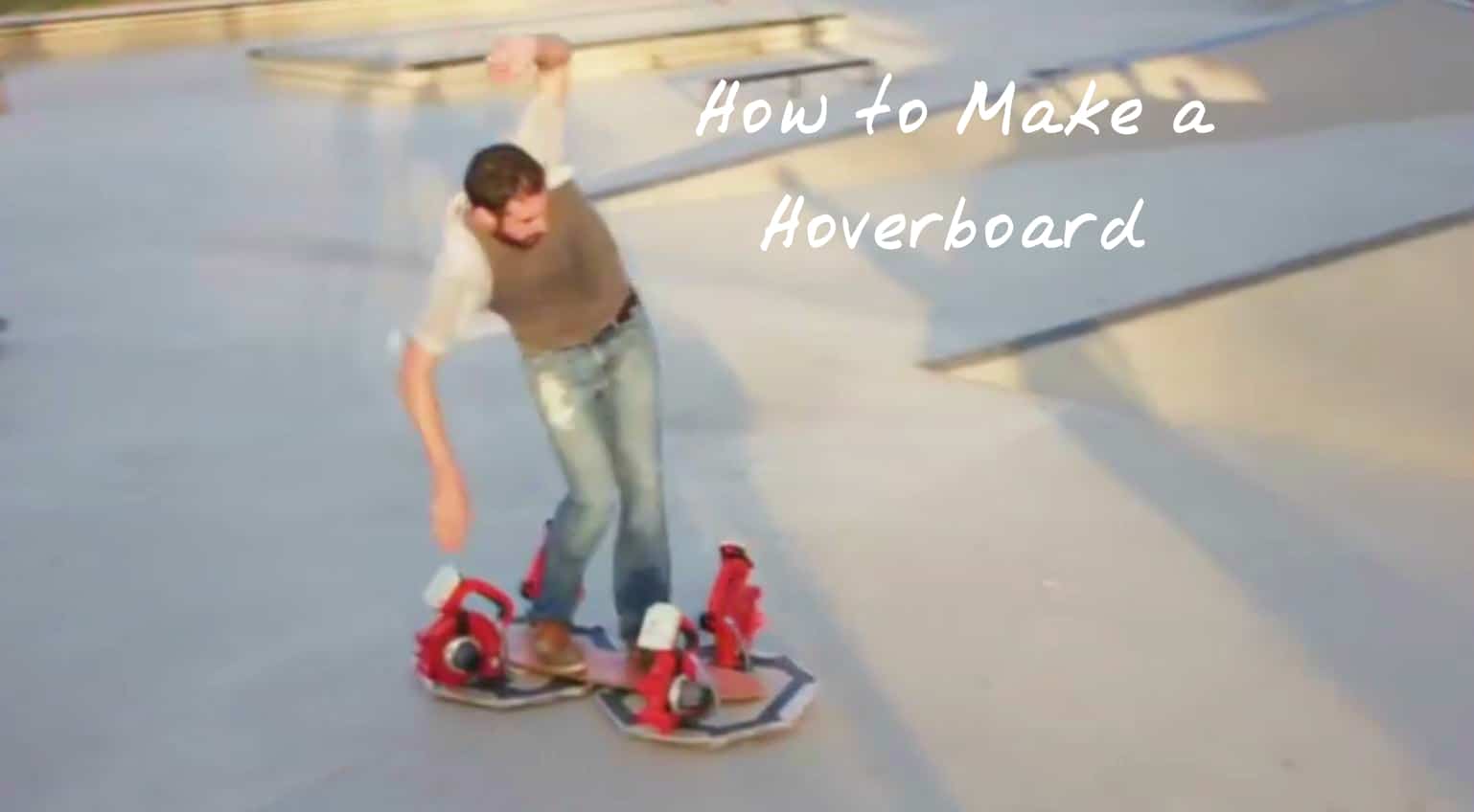 How to make a hoverboard - DIY Hoverboard with Leaf Blower1538 x 848