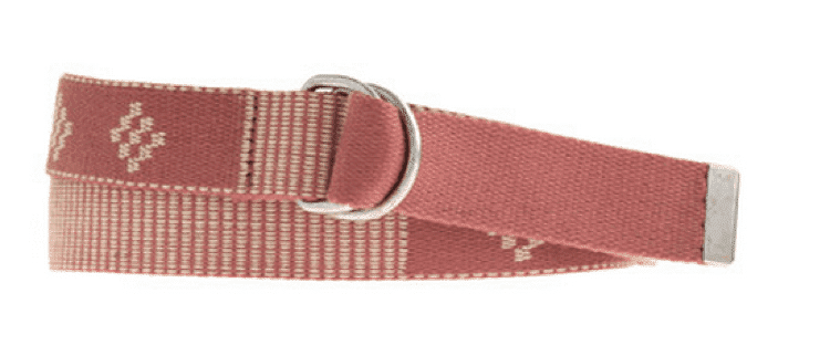 red fabric belt