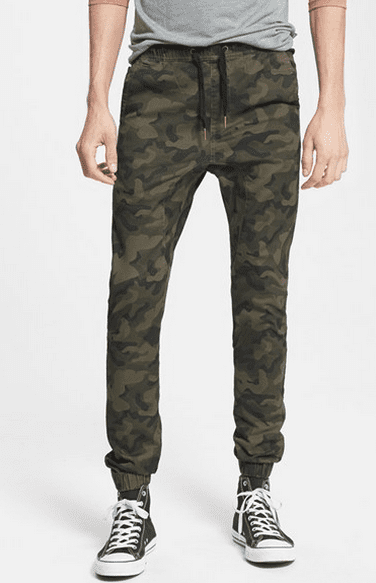 52 Comments This collection of jogger pants will instantly turn your style up a notch with their skinny fit, elasticized cuffs, and comfortable drawstring waist. Highlight your favorite sneakers, such as a pair of Nike Janoski kicks, when you slip on a pair of our joggers.