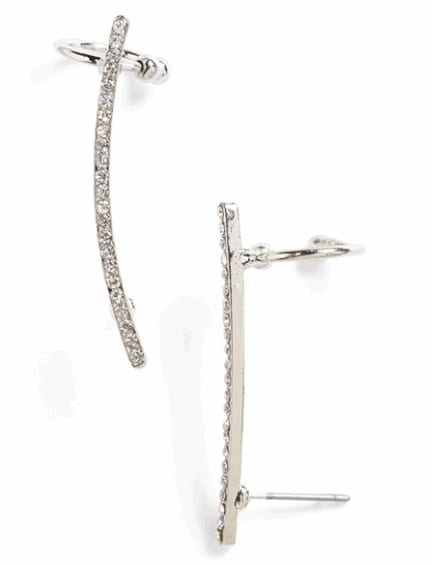 Topshop Rhinestone Ear Cuffs