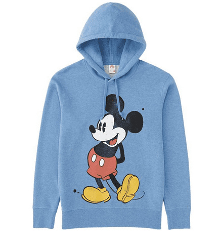 navy blue mickey mouse hoodie