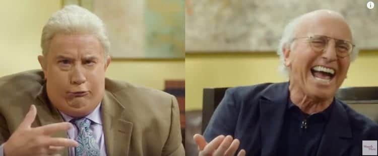 Jiminy Glick & Larry David Laughing on Maya & Marty 2016