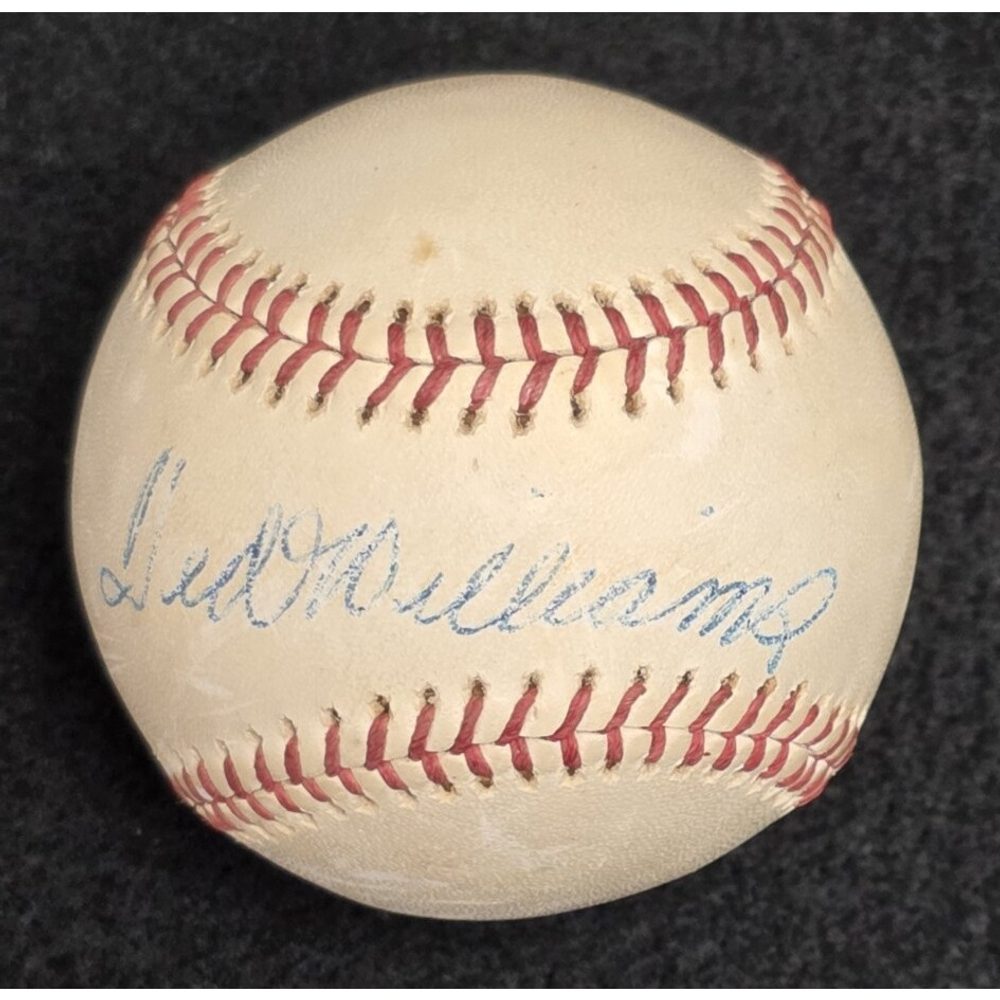 Ted Williams Signed Official Baseball, JSA Letter of Authenticity