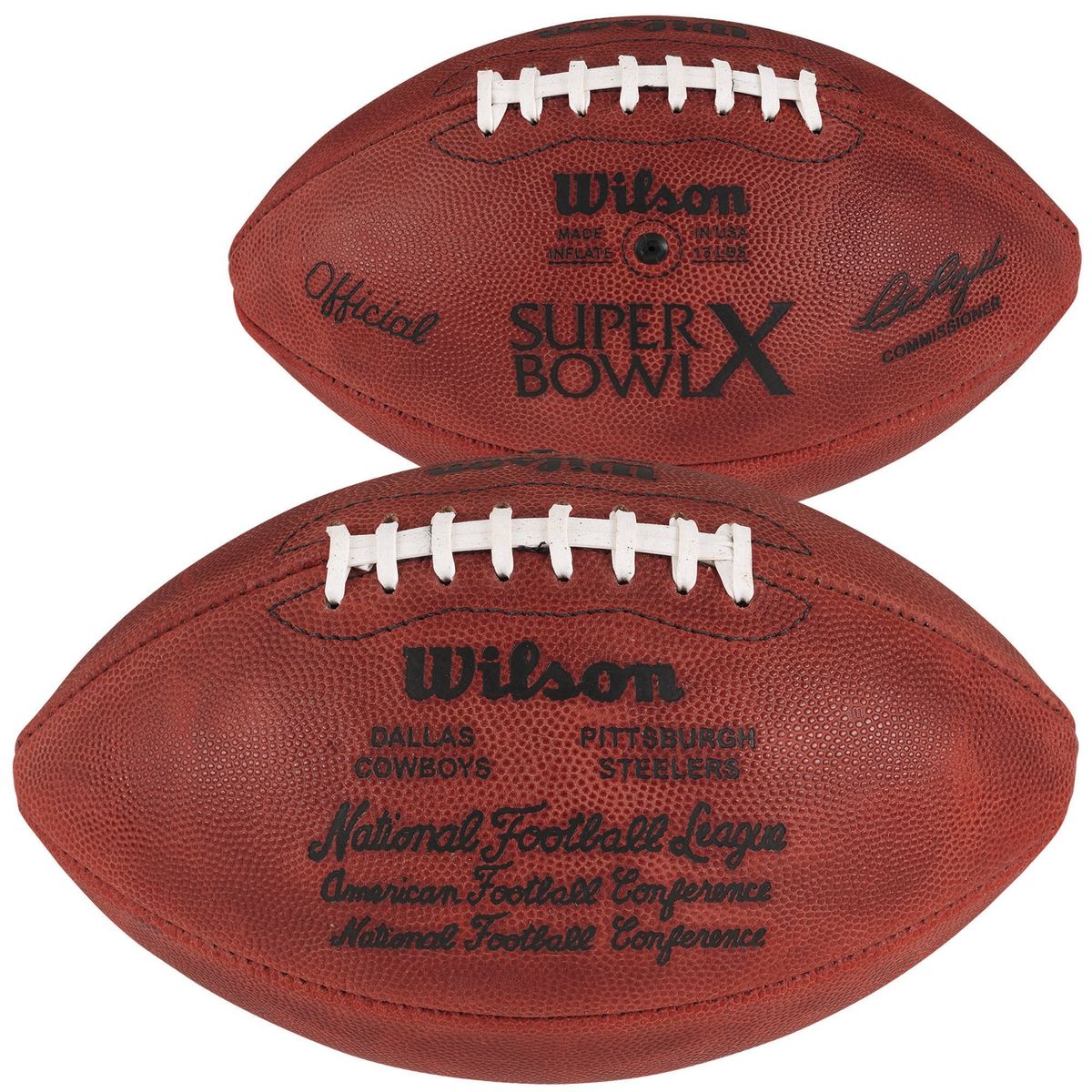 Super Bowl X Commemorative Wilson Football