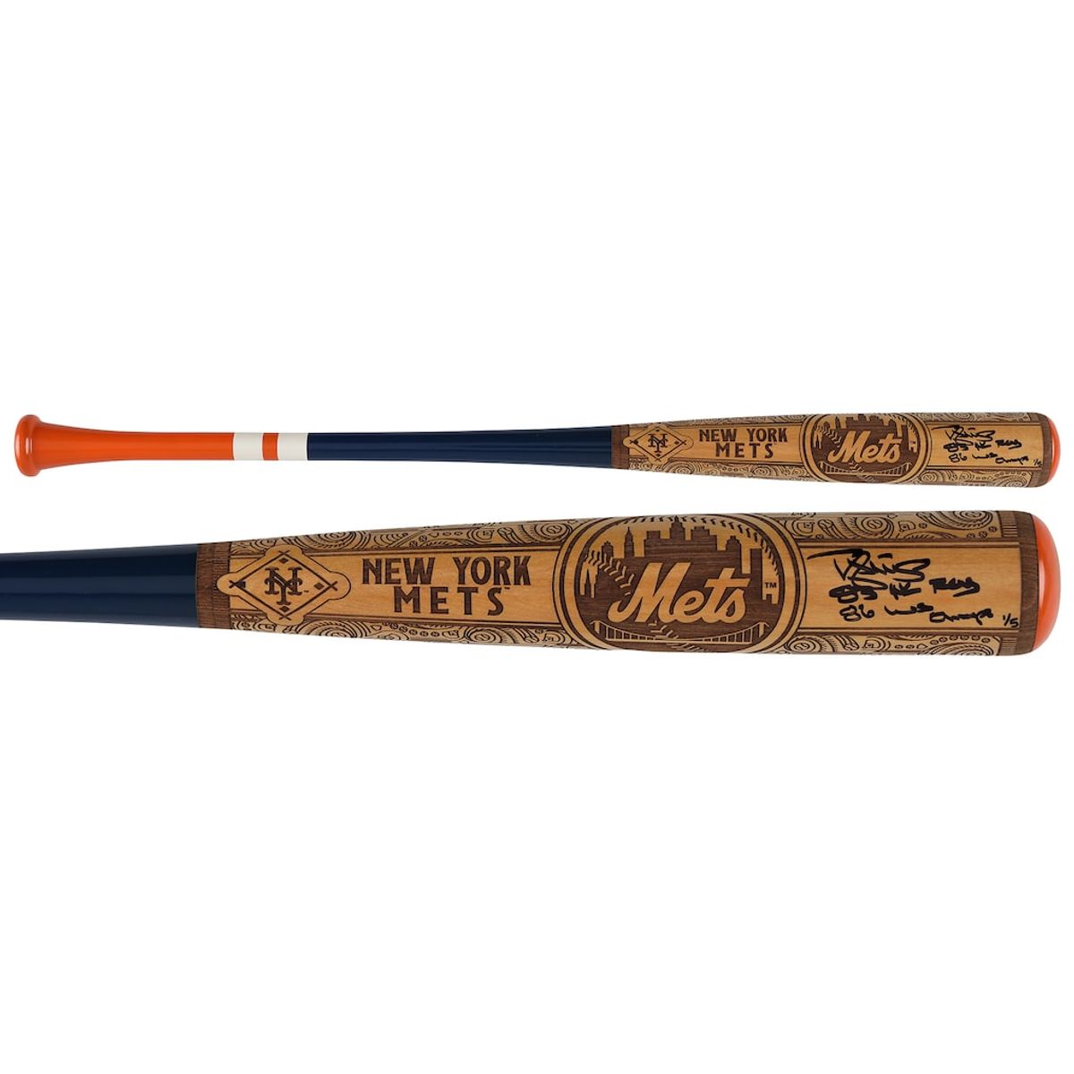 Darryl Strawberry Signed Pillbox Bat Company Mural Series Bat, Limited Edition 1 of 5