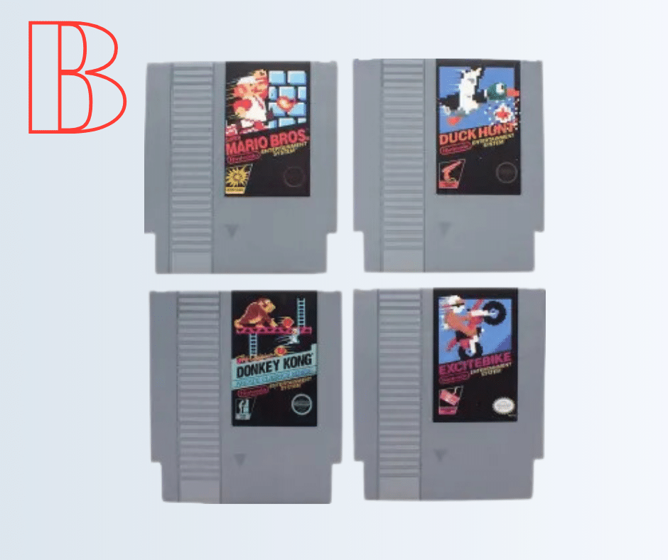 Retro Nintendo Game Cartridge Coasters