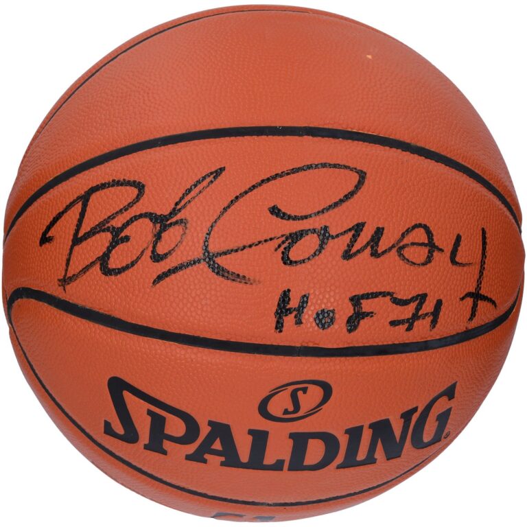 Bob Cousy Autographed Spalding Basketball