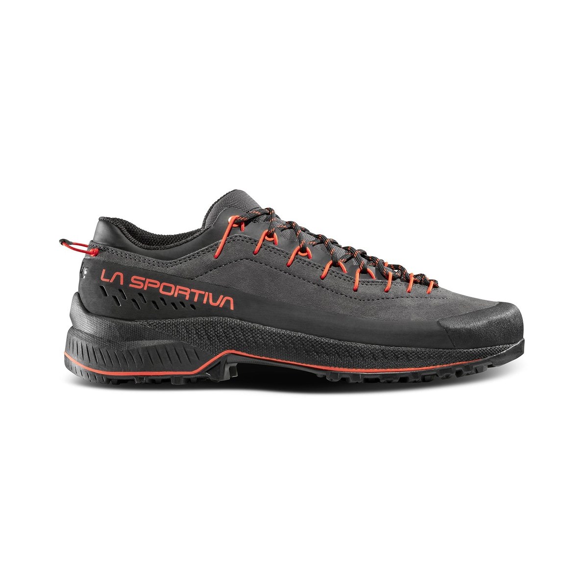 La Sportiva TX4 Evo approach shoe in carbon and cherry tomato