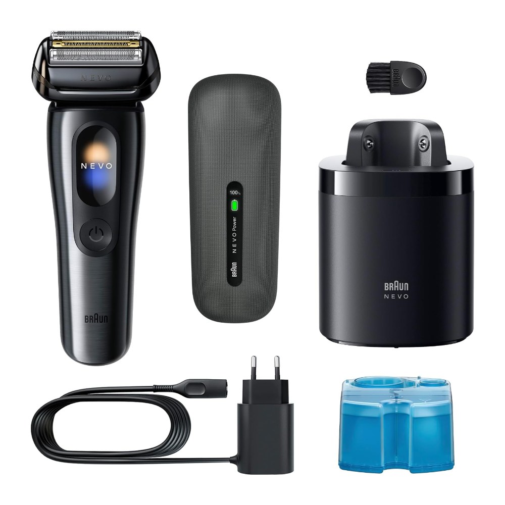 Braun Nevo electric shaver with its Care System
