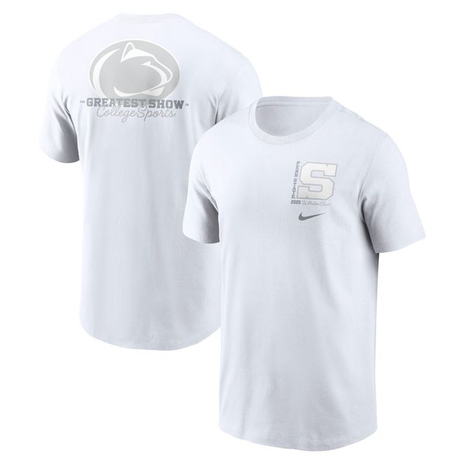 Nike Penn State 2025 White Out T-Shirt, White