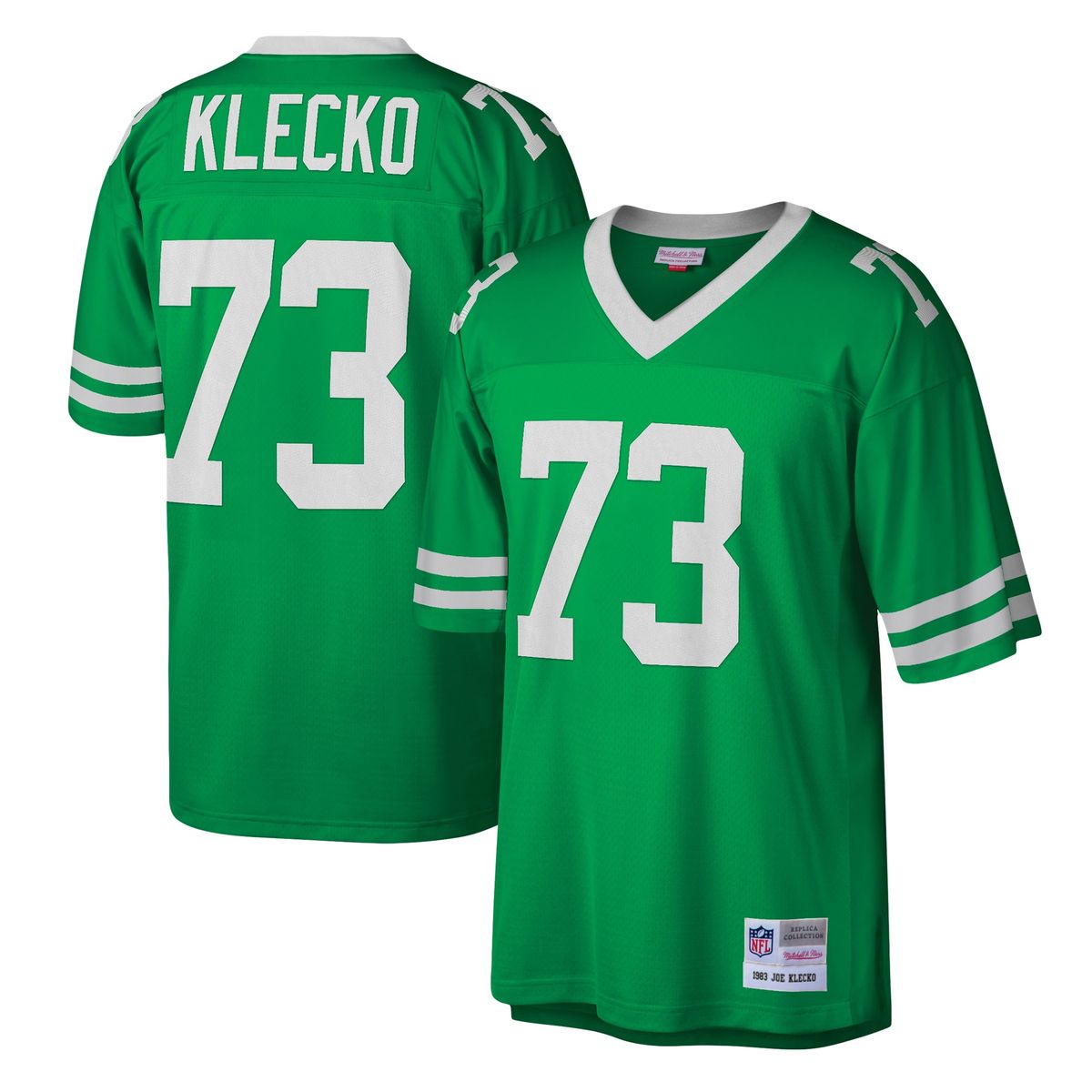 Men's Joe Klecko Kelly Green New York Jets Legacy Replica Jersey by Mitchell & Ness