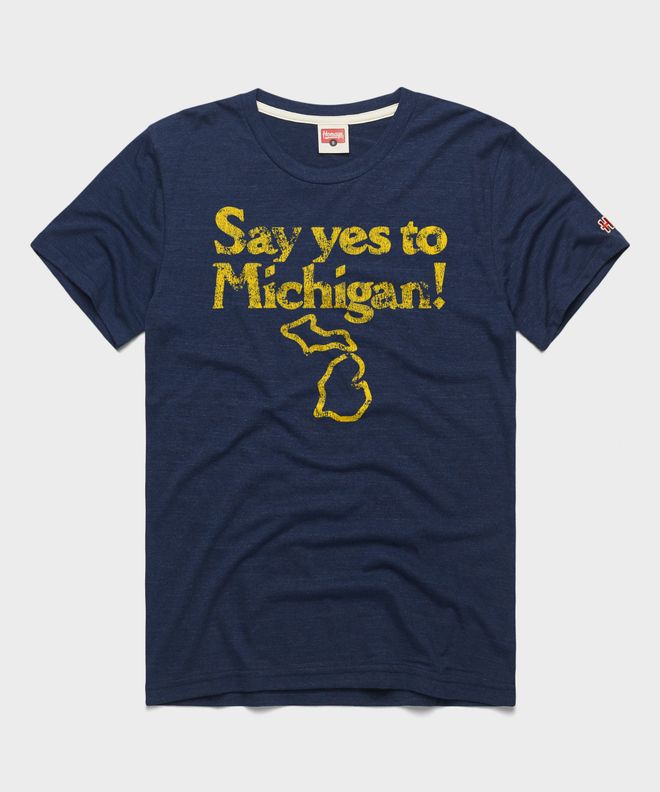 Homage 'Say Yes To Michigan' Retro Tee