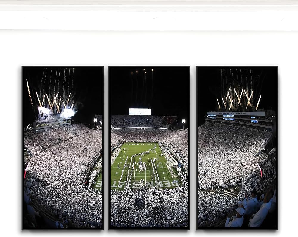 Beaver Stadium White Out Canvas Print