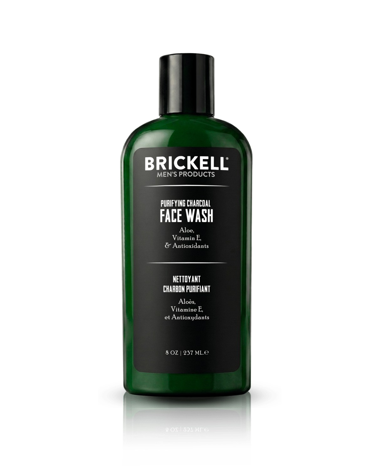 Brickell Purifying Charcoal Face Wash bottle