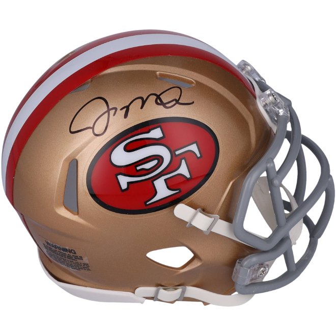 Joe Montana San Francisco 49ers Autographed Riddell Speed Mini Football Helmet