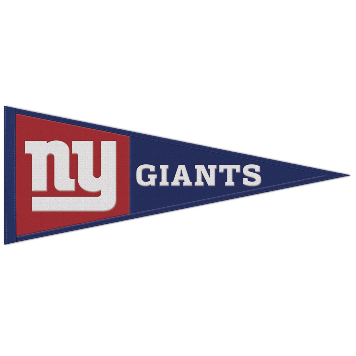 New York Giants 13 by 32 Inch Wool Primary Logo Pennant by WinCraft