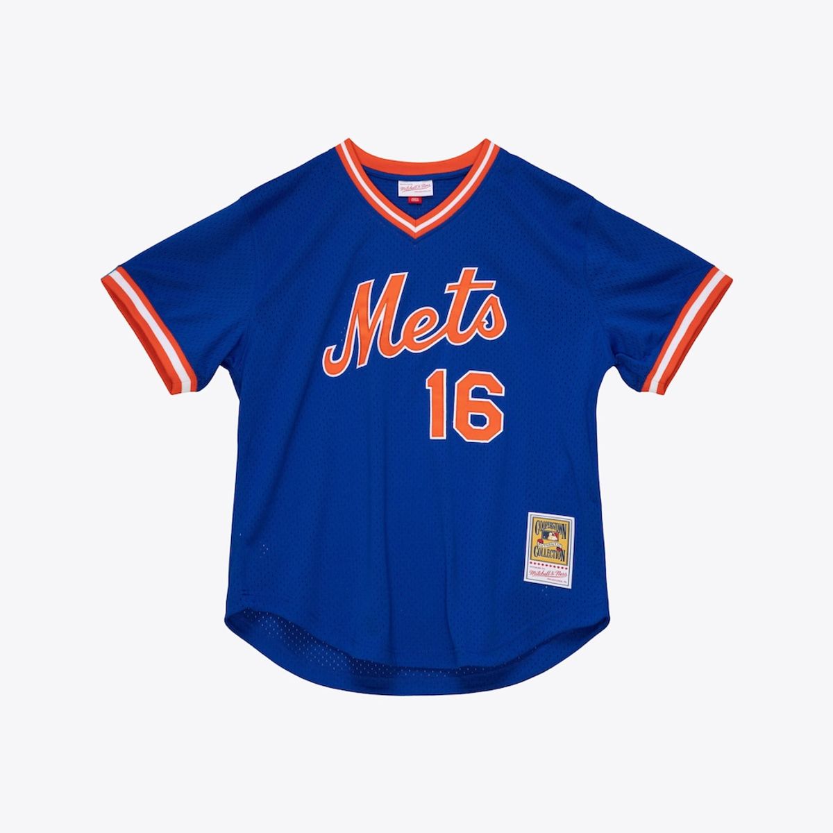 Men's Dwight Gooden Royal 1986 Authentic Batting Practice Jersey by Mitchell & Ness