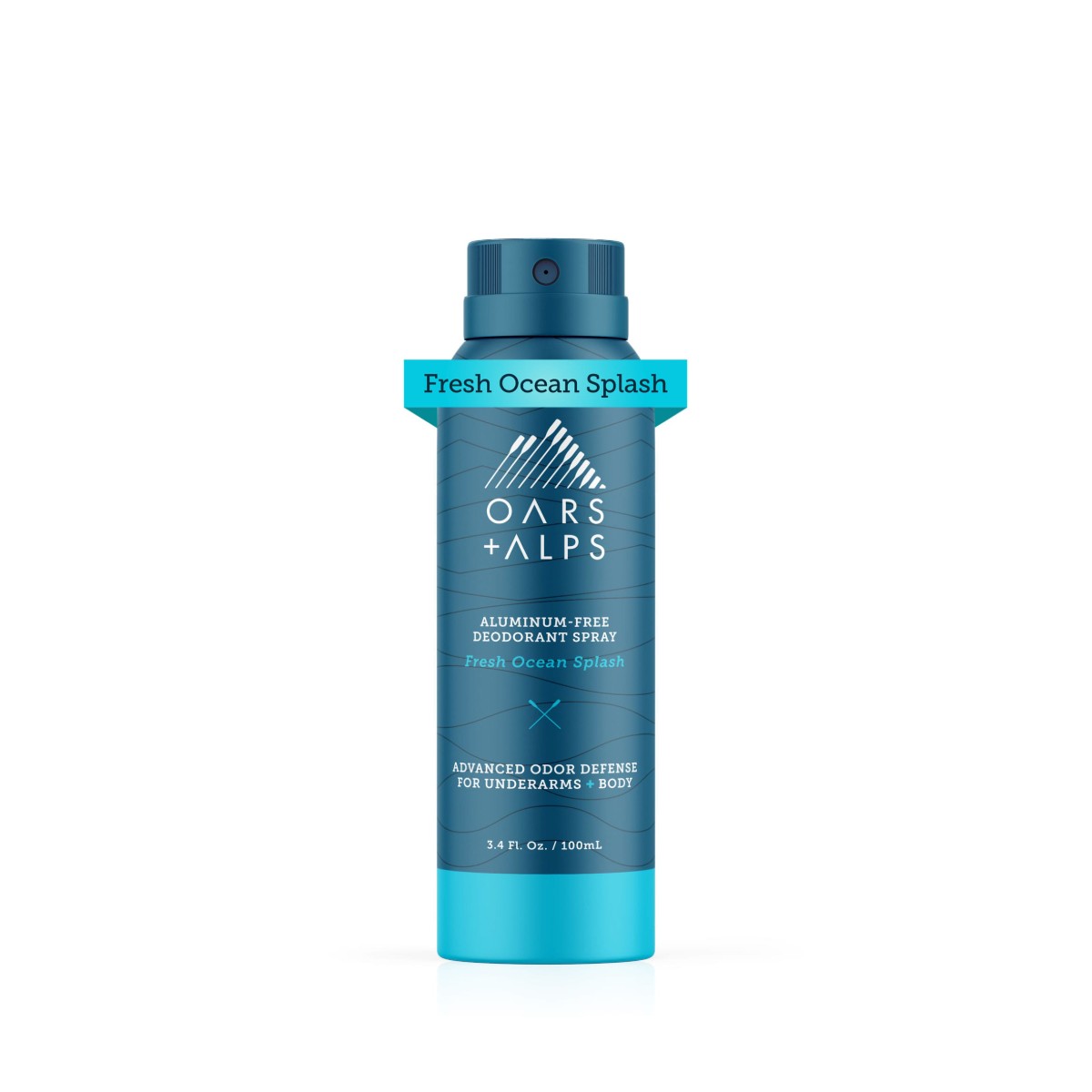Oars + Alps Aluminum-Free Deodorant Spray, Fresh Ocean Splash