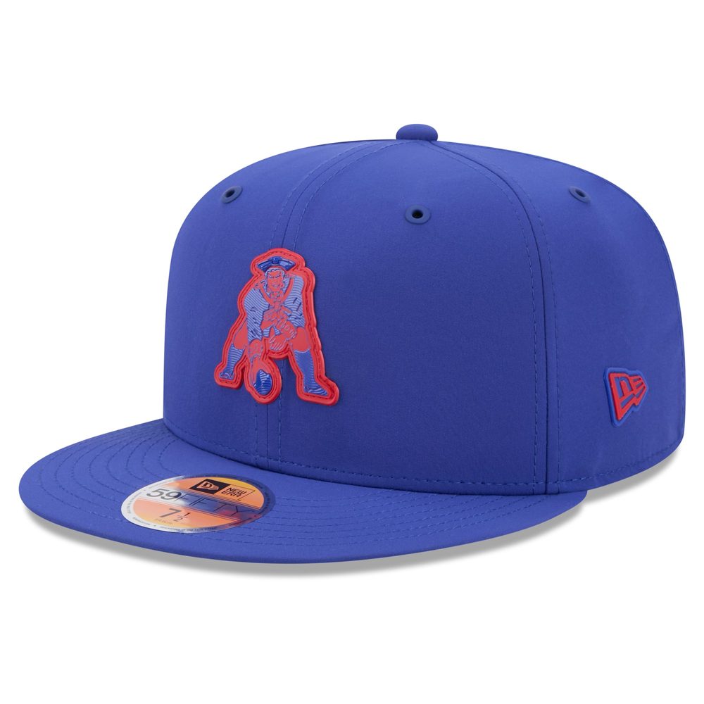 New Era New England Patriots 2026 Sideline Throwback 59FIFTY Fitted Hat, Royal