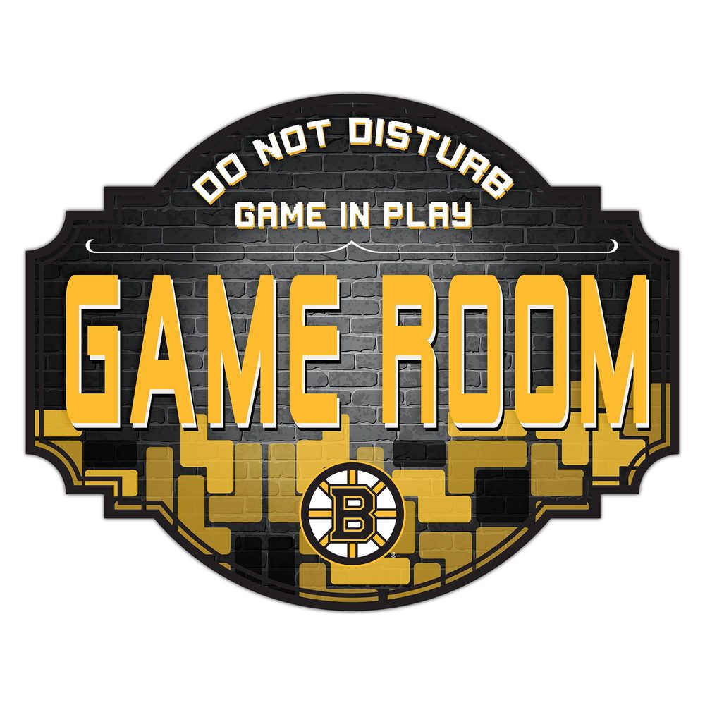Boston Bruins 12 inch Game Room Tavern Sign