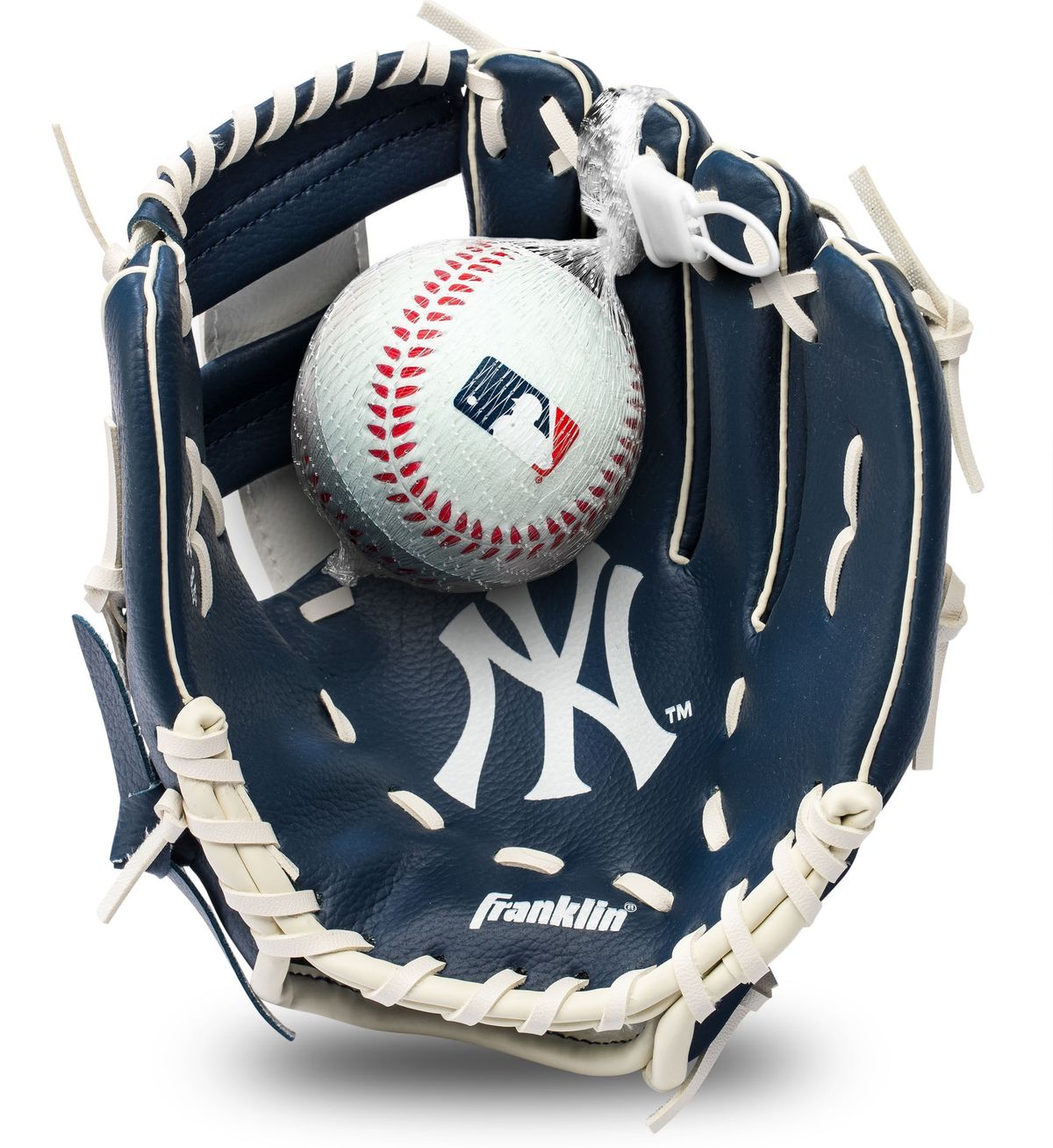 Youth New York Yankees Teeball Glove and Ball Set by Franklin Sports