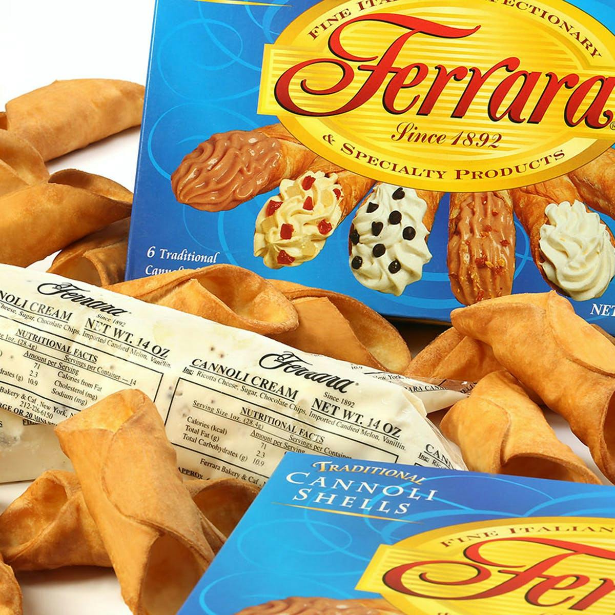 Large Cannoli 12 Pack Kit by Ferrara Bakery