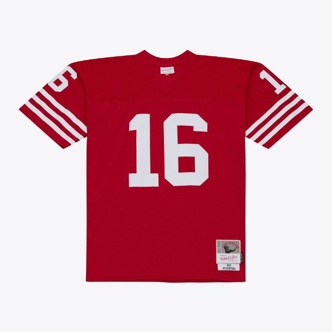 Joe Montana San Francisco 49ers 1990 Scarlet Legacy Player Jersey