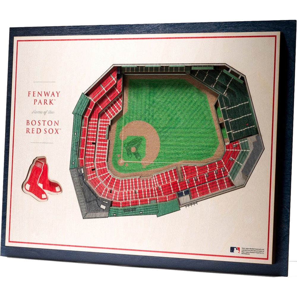 IDNA Boston Red Sox 17 x 13 Five-Layer 3D StadiumViews Wall Art
