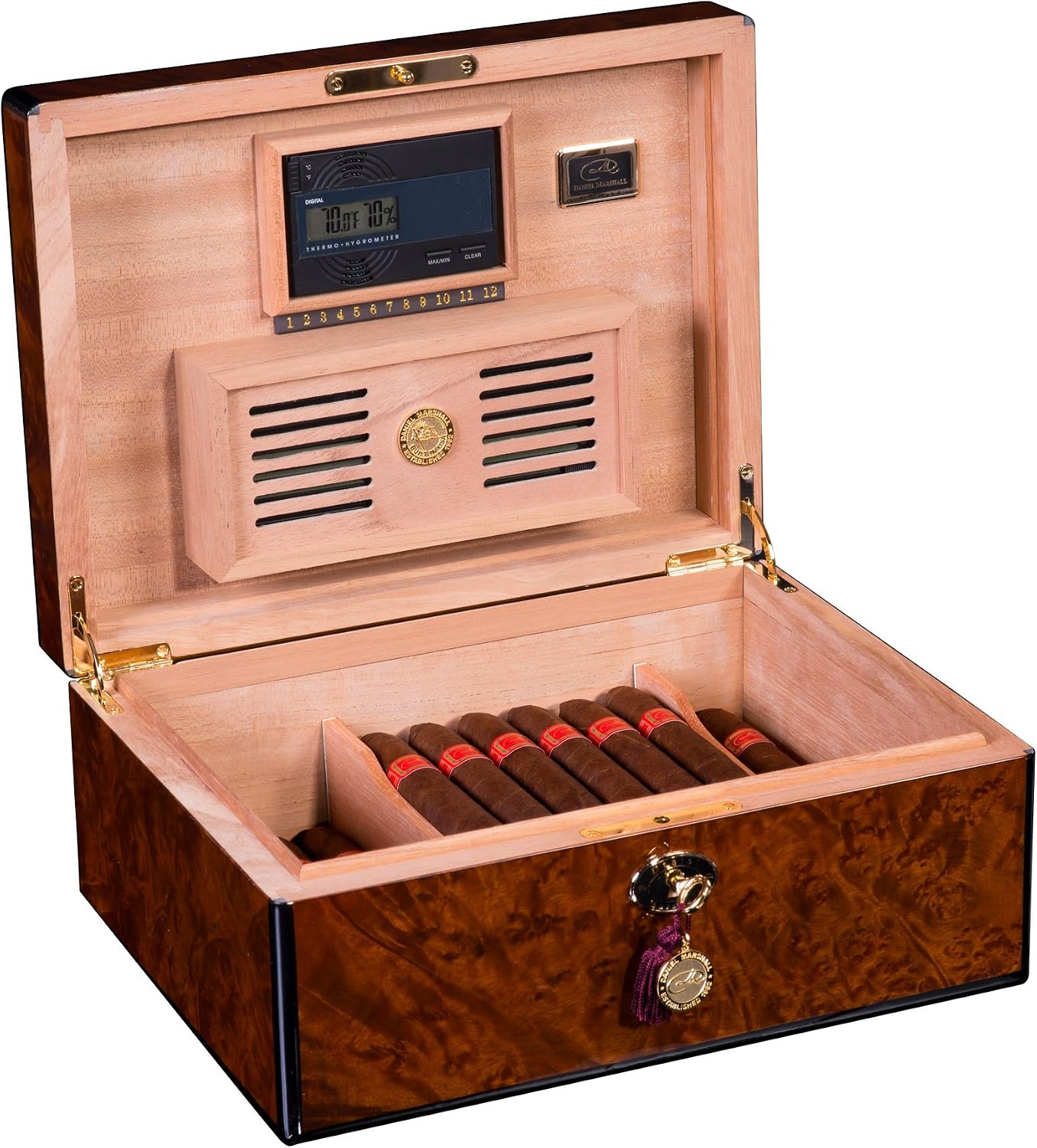 Daniel Marshall 125 Burl with Lift-Out Tray