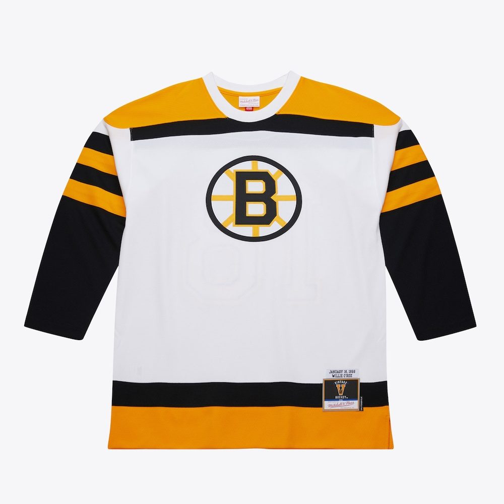 Willie O'Ree Mitchell & Ness 1958 White Power Play Player Jersey