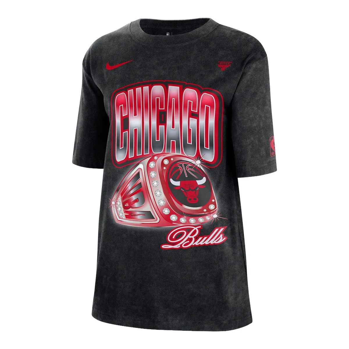 Ladies Chicago Bulls Nike Championship Ring T-Shirt