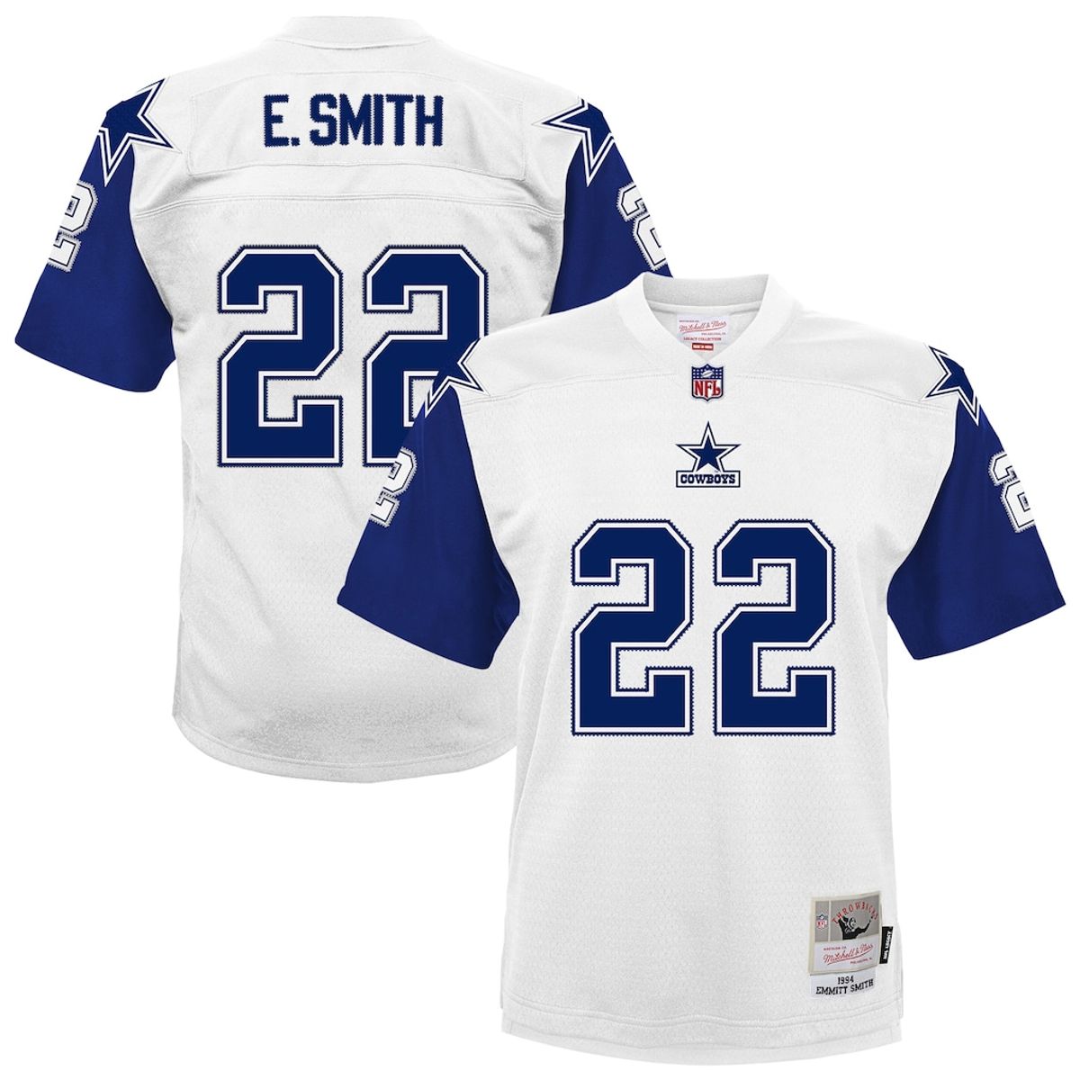 Preschool Emmitt Smith White 1994 Alternate Legacy Jersey by Mitchell & Ness