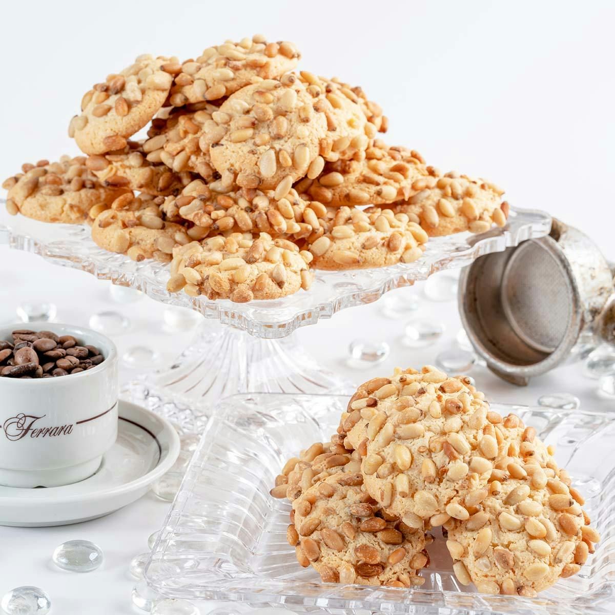 Soft Pignoli Cookies, One Pound, by Ferrara Bakery