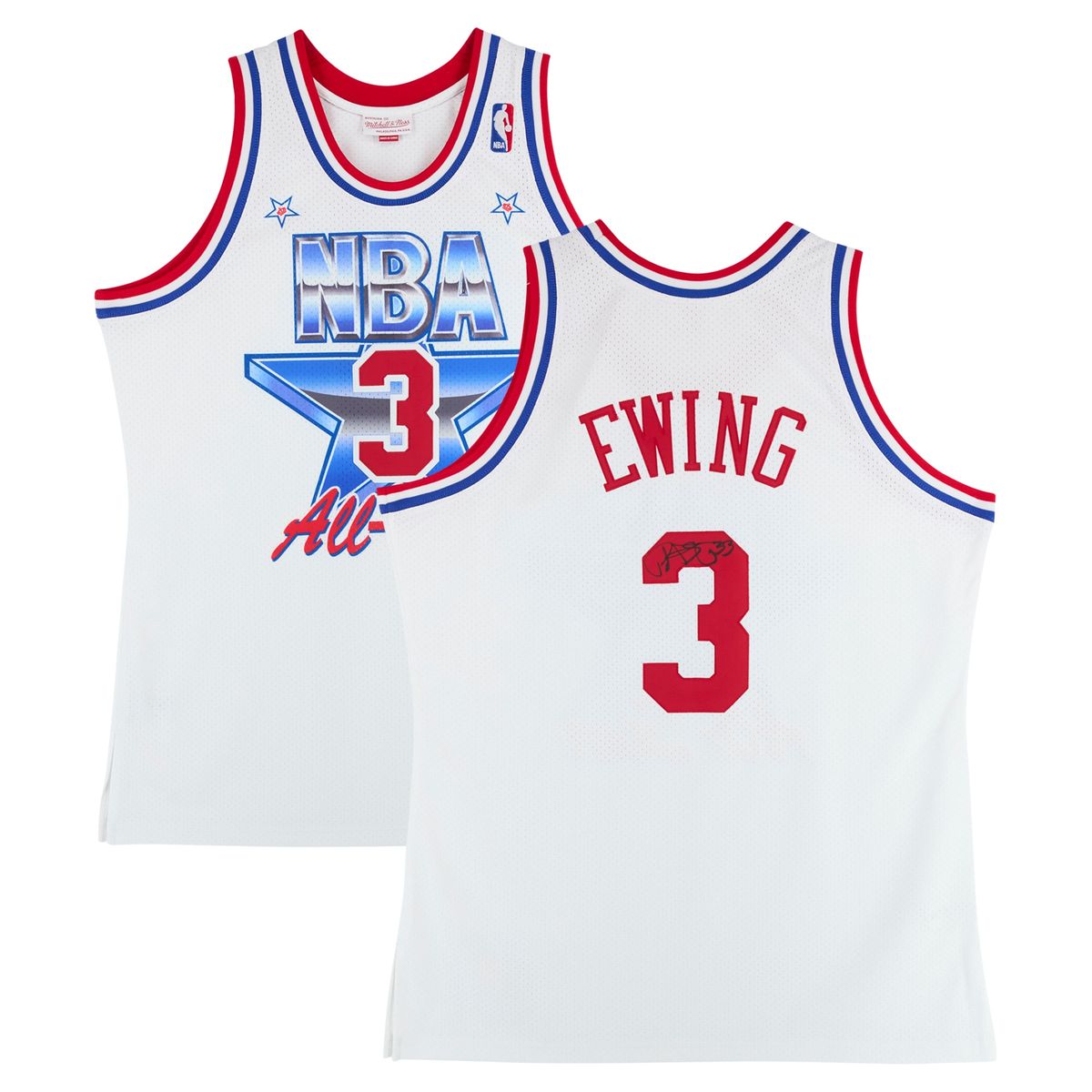 Patrick Ewing Signed Mitchell & Ness 1991 All-Star Game Authentic Jersey