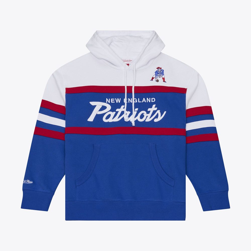 Mitchell & Ness New England Patriots Head Coach Hoodie, Royal