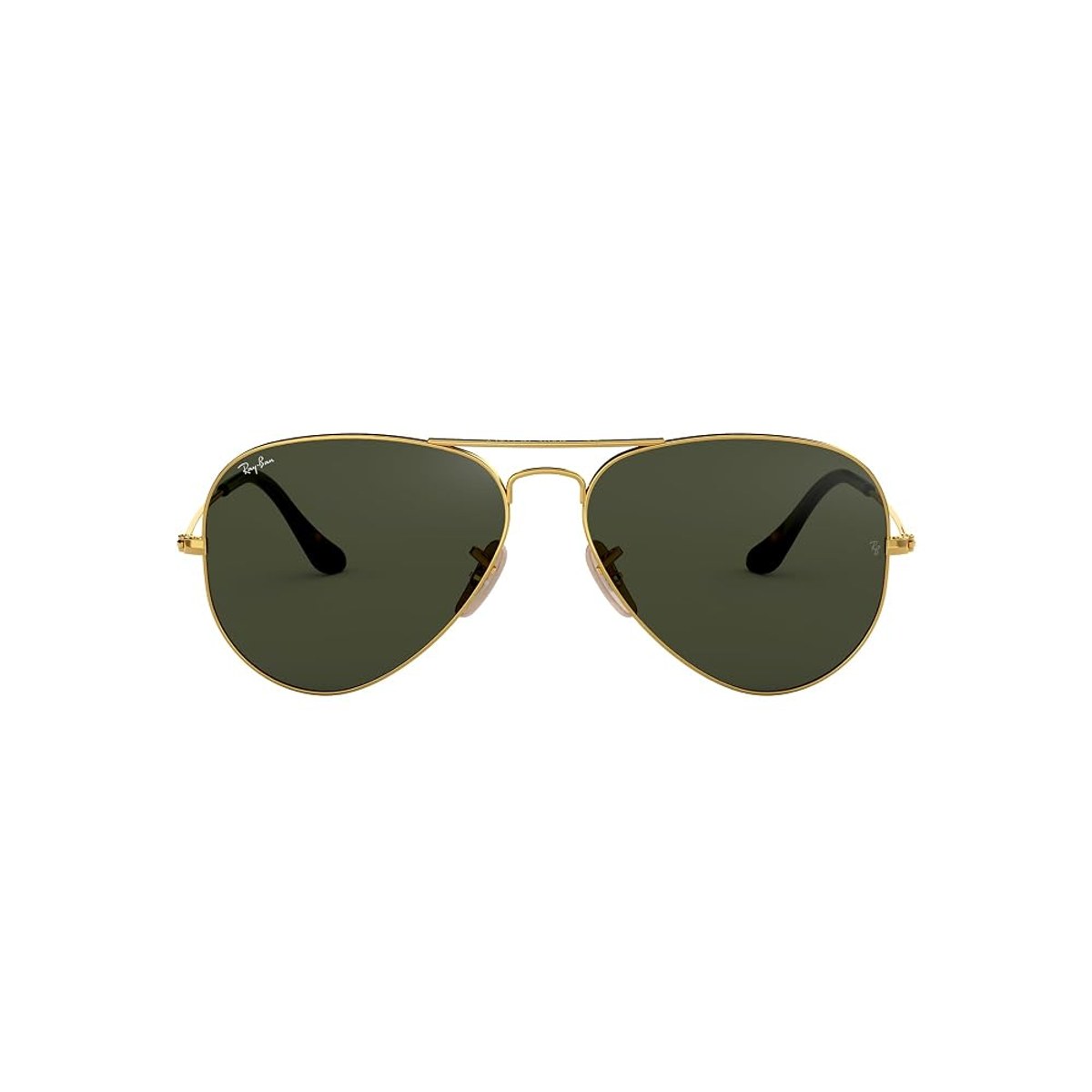 Ray-Ban Aviator Classic RB3025 sunglasses in gold with green G-15 lenses