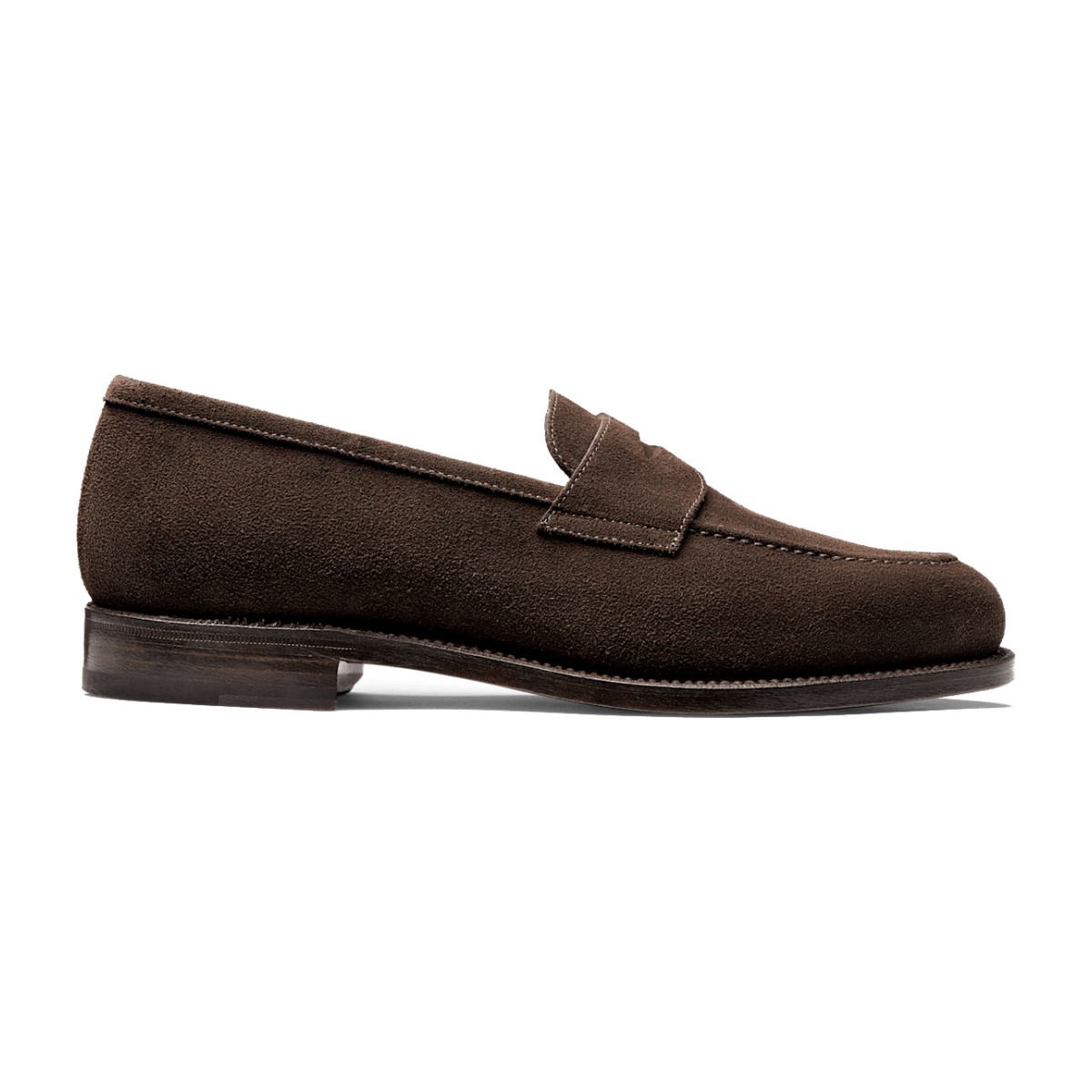 Suitsupply Dark Brown Penny Loafer in Suede