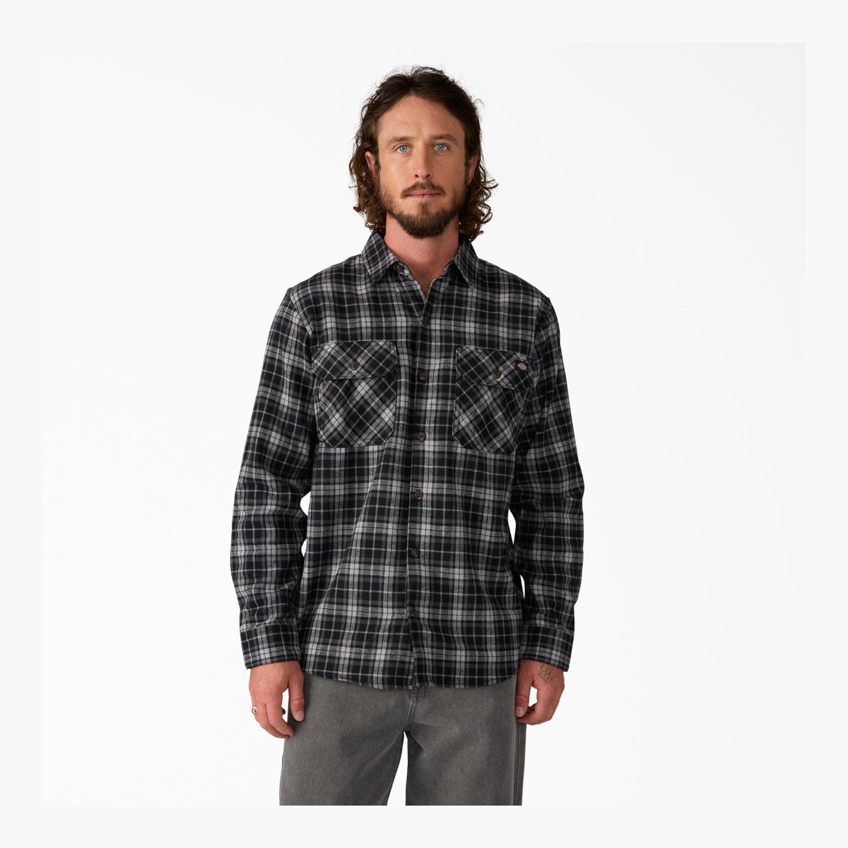 Dickies Long Sleeve Flannel Work Shirt