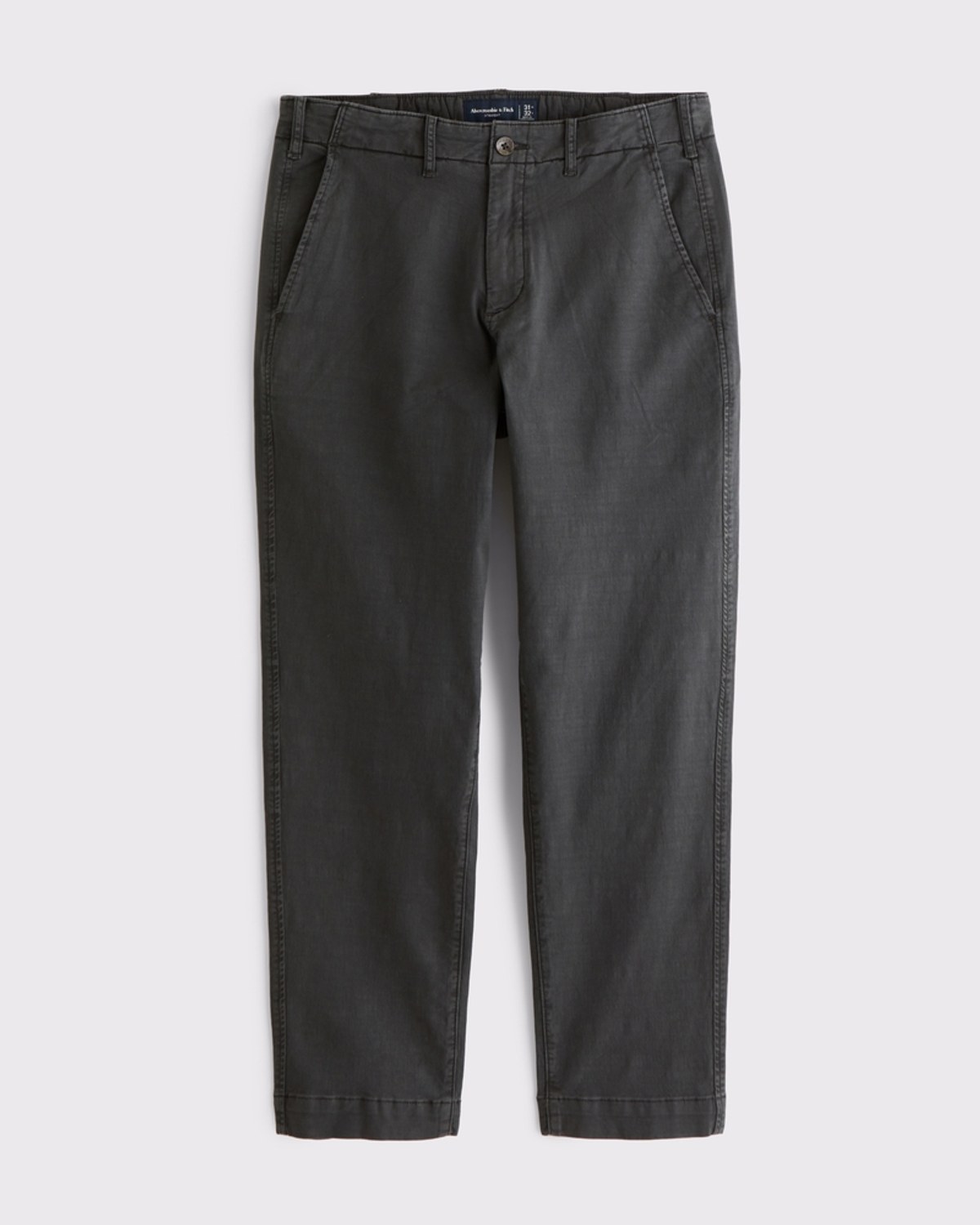 Abercrombie 90s Straight Chino in black