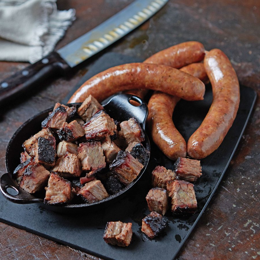 Joe's Kansas City Bar-B-Que Burnt Ends and Sausage