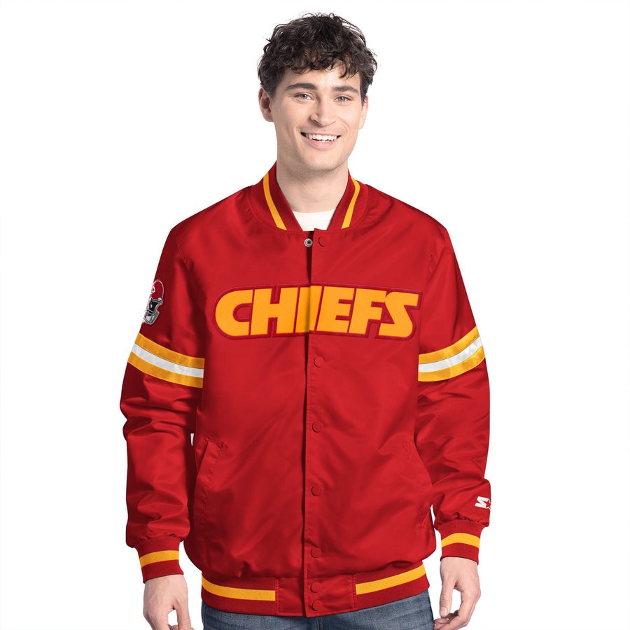 Kansas City Chiefs Starter Scout Full-Snap Varsity Jacket
