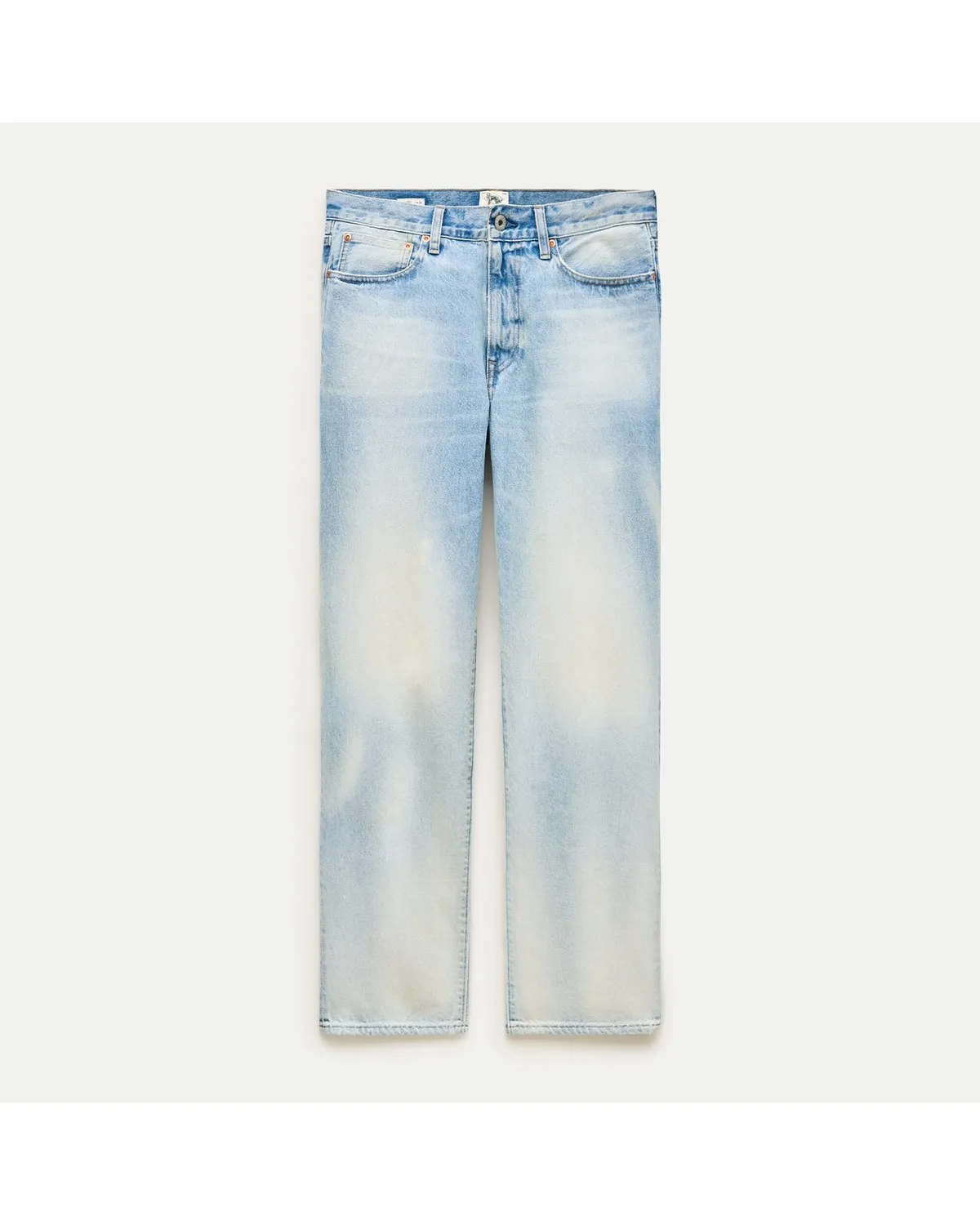 J.Crew Classic Straight jean in a bleached light wash