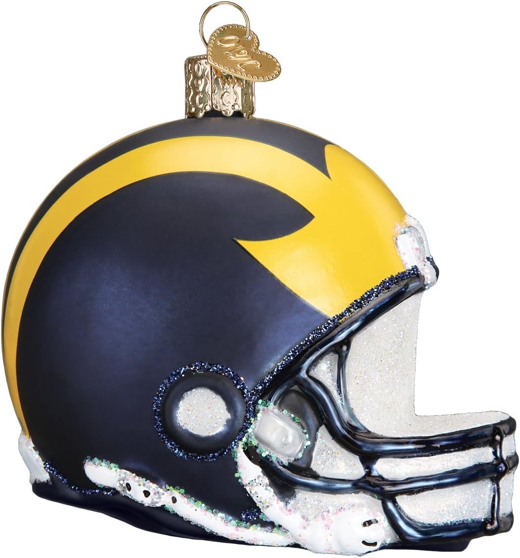 Old World Christmas Michigan Winged-Helmet Ornament