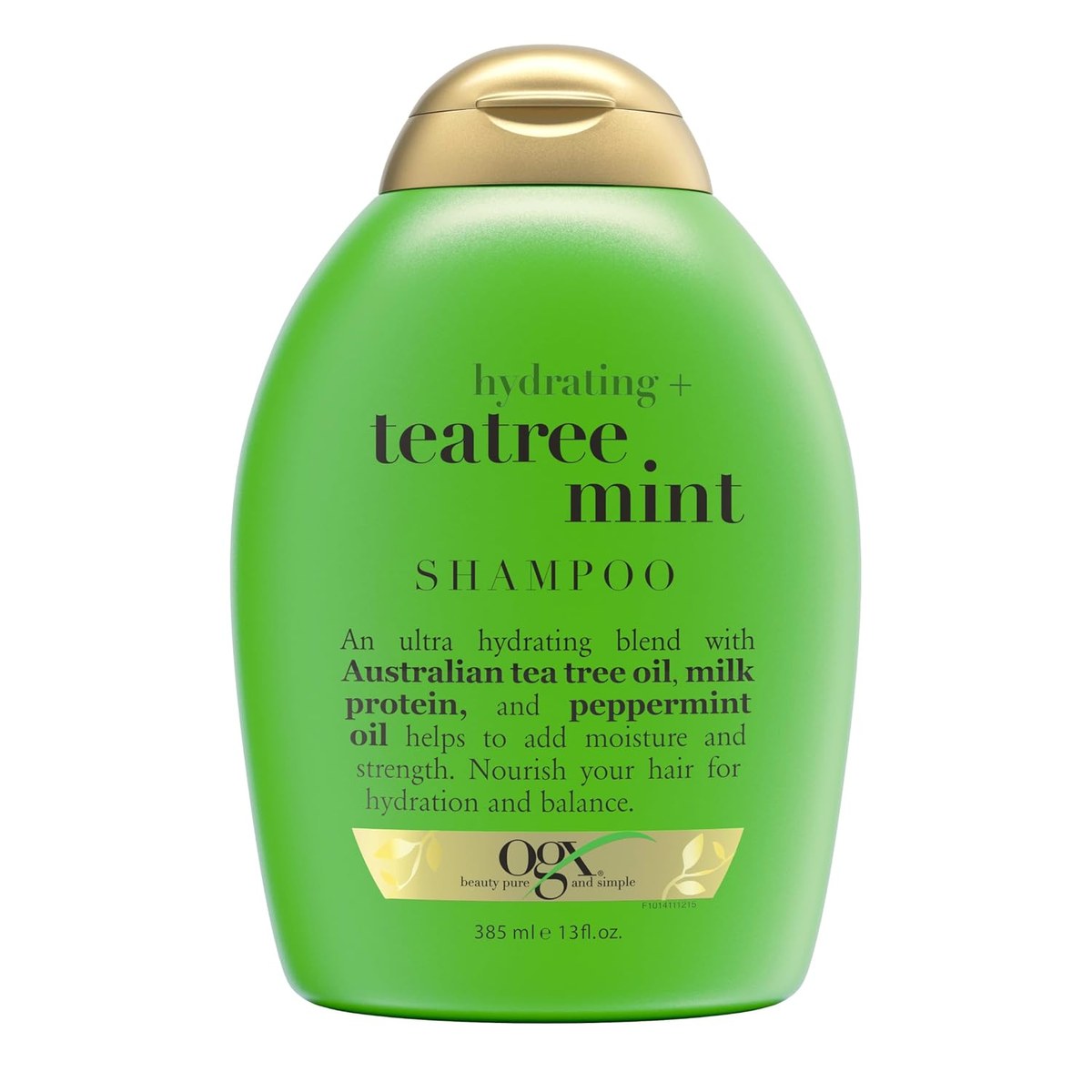 OGX tea tree mint shampoo bottle