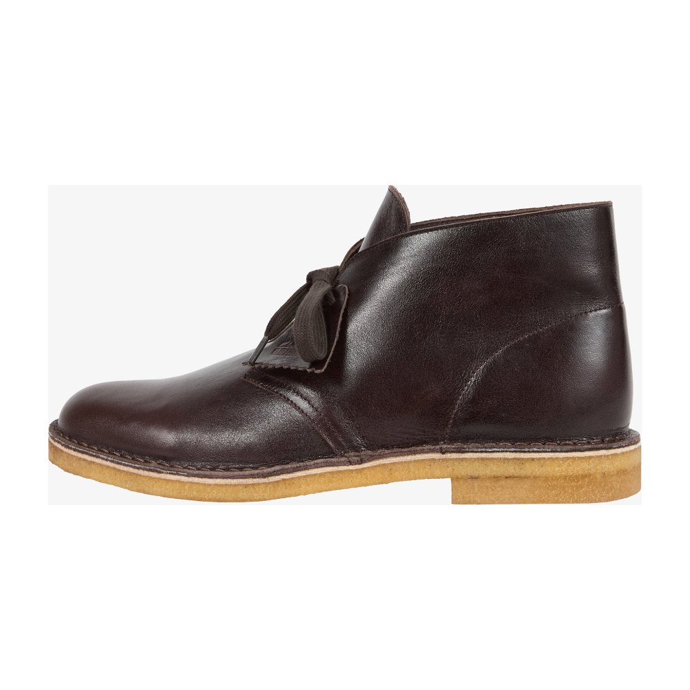 A.P.C. x Clarks Originals Desert Boot in dark brown leather
