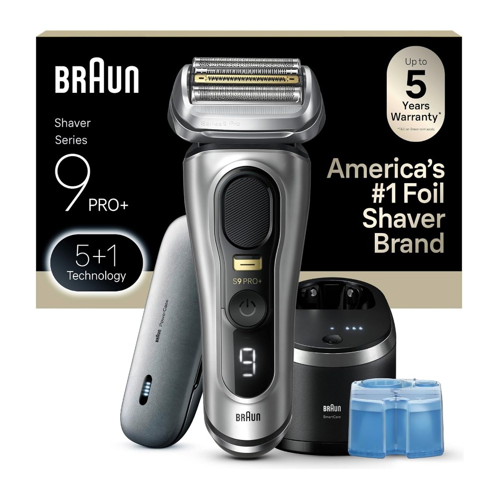 Braun Series 9 Pro+ electric shaver with SmartCare Center