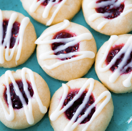 raspberry-thumbprint-cookies-with-almonds-recipe