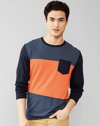 gap-orange-blue-pocket-long-sleeve-t-shirt-mens